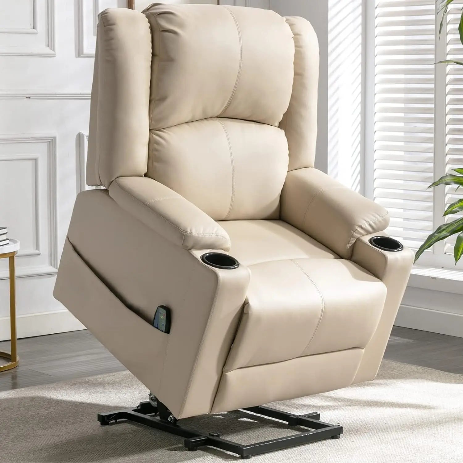 L'Élégant｜Fauteuil Releveur avec Massage & Chaleur Ciblée
