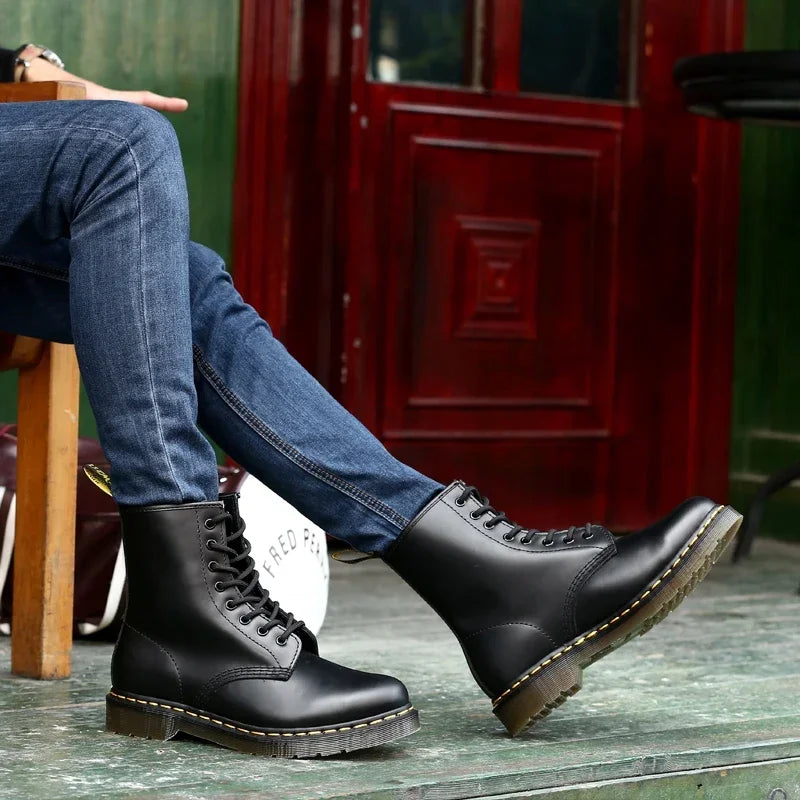 Bottes Martin Classiques - Style Britannique｜Durables & Confortables