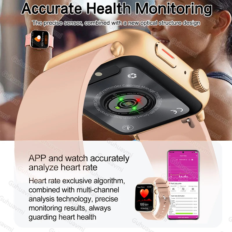 Montre Connectée Élégante pour Femmes | Santé & Fitness