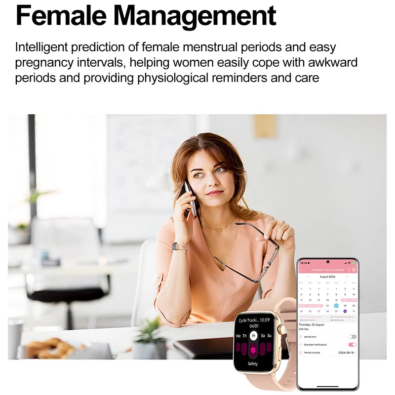 Montre Connectée Élégante pour Femmes | Santé & Fitness