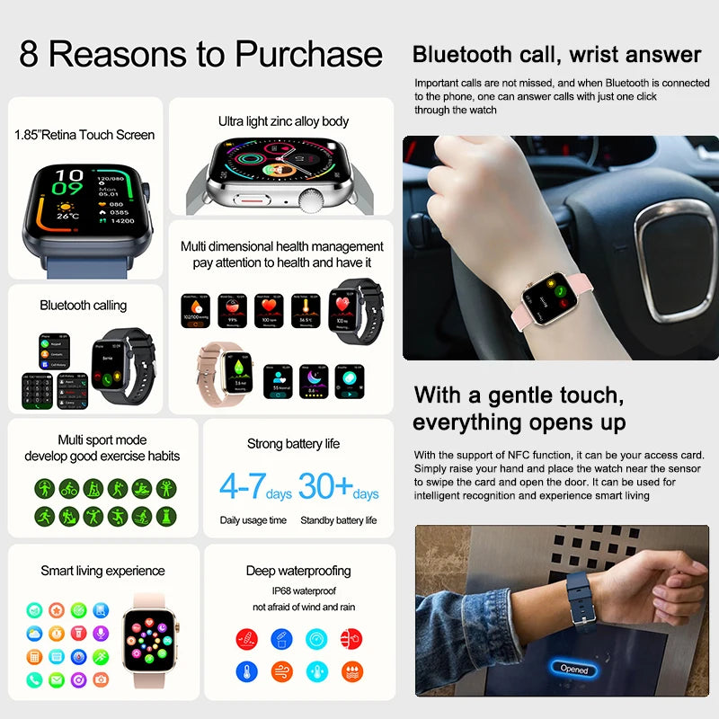 Montre Connectée Élégante pour Femmes | Santé & Fitness