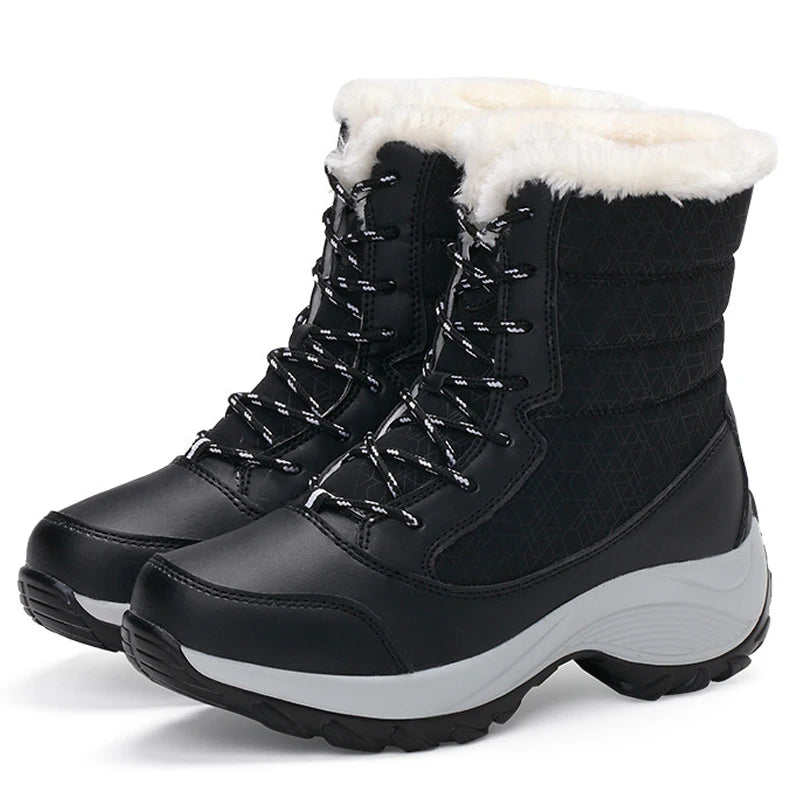 Bottes d'Hiver Ergonomiques｜Imperméables, Doublées & Antidérapantes｜Orthomede