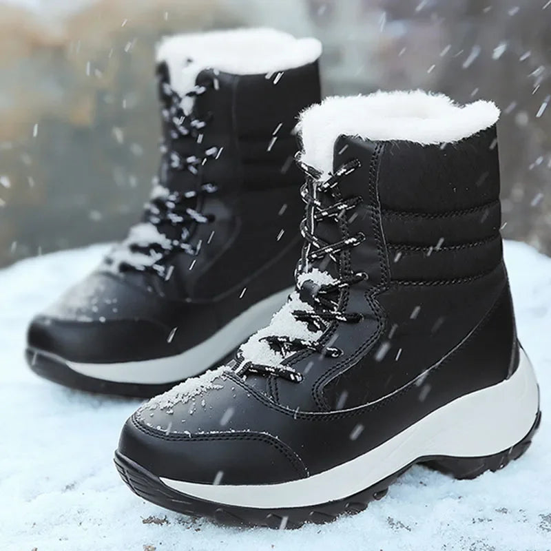 Bottes d'Hiver Ergonomiques｜Imperméables, Doublées & Antidérapantes｜Orthomede