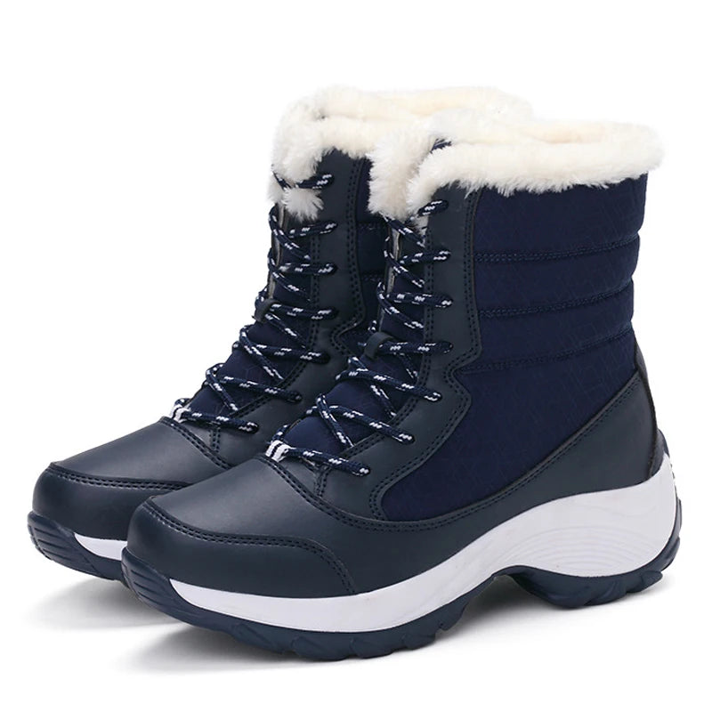 Bottes d'Hiver Ergonomiques｜Imperméables, Doublées & Antidérapantes｜Orthomede