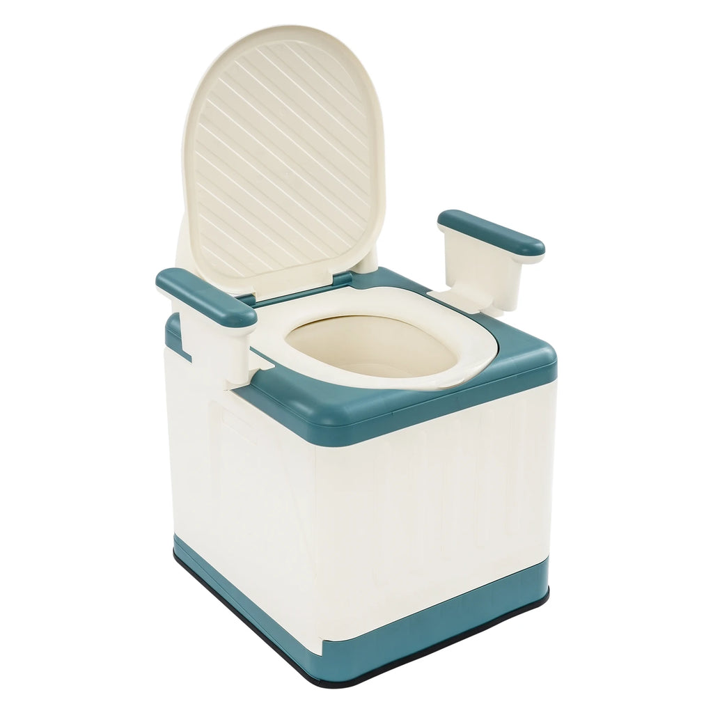 Toilette Portable | Chaise WC Adulte | Capacité 150 kg | 39,5 × 41 cm