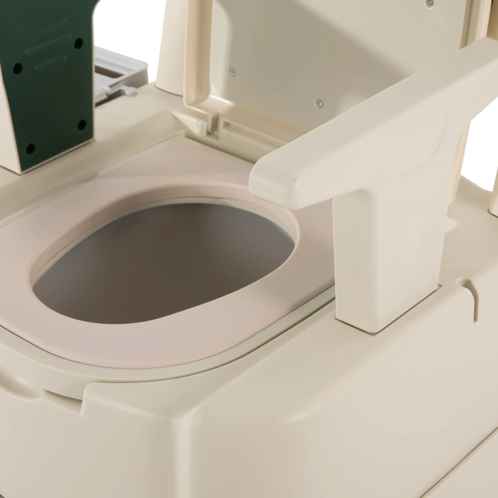 Chaise percée Confort | WC mobile sécurisé avec Lumière Automatique | Charge Max. 200 kg