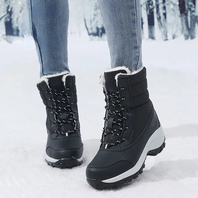 Bottes d'Hiver Ergonomiques｜Imperméables, Doublées & Antidérapantes｜Orthomede