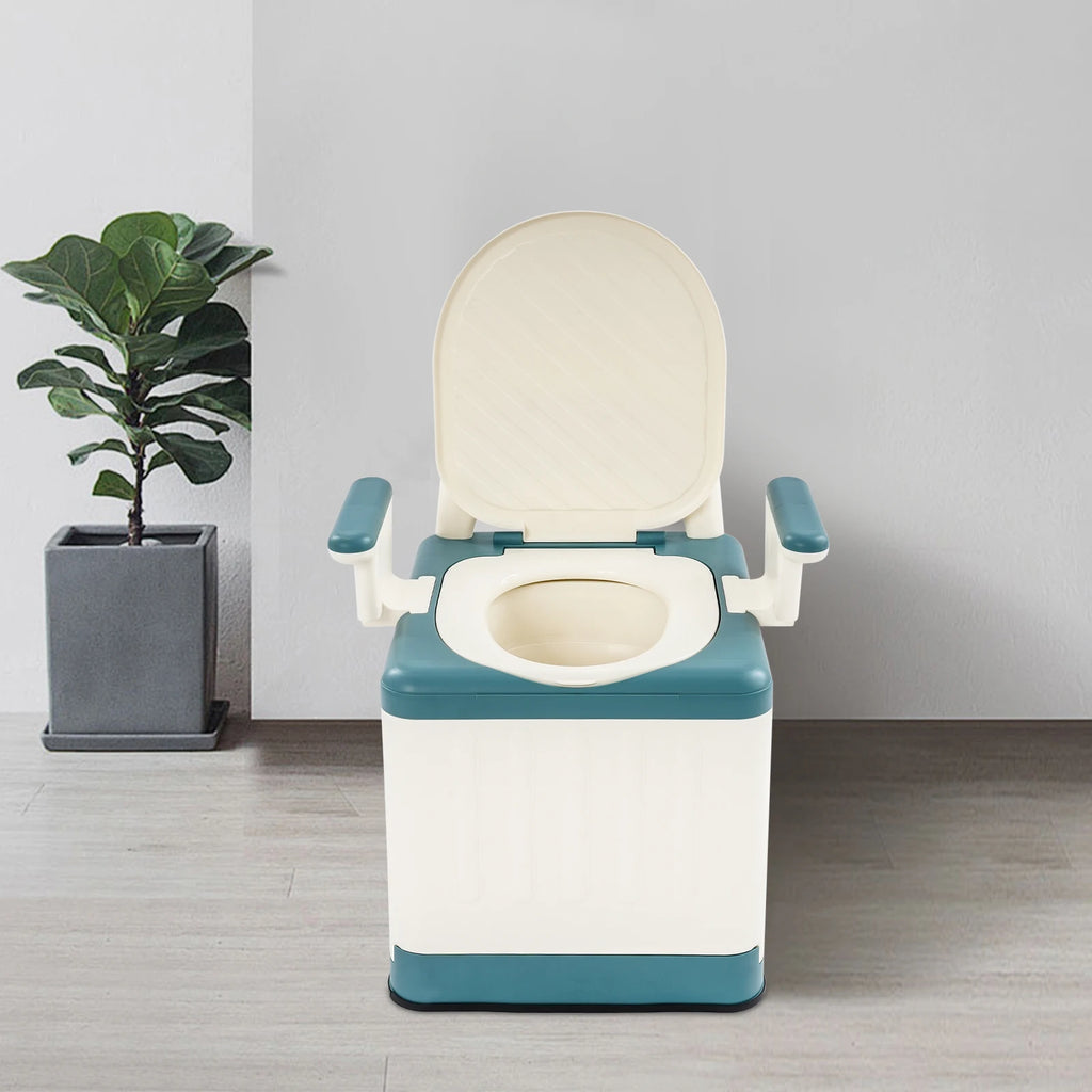 Toilette Portable | Chaise WC Adulte | Capacité 150 kg | 39,5 × 41 cm