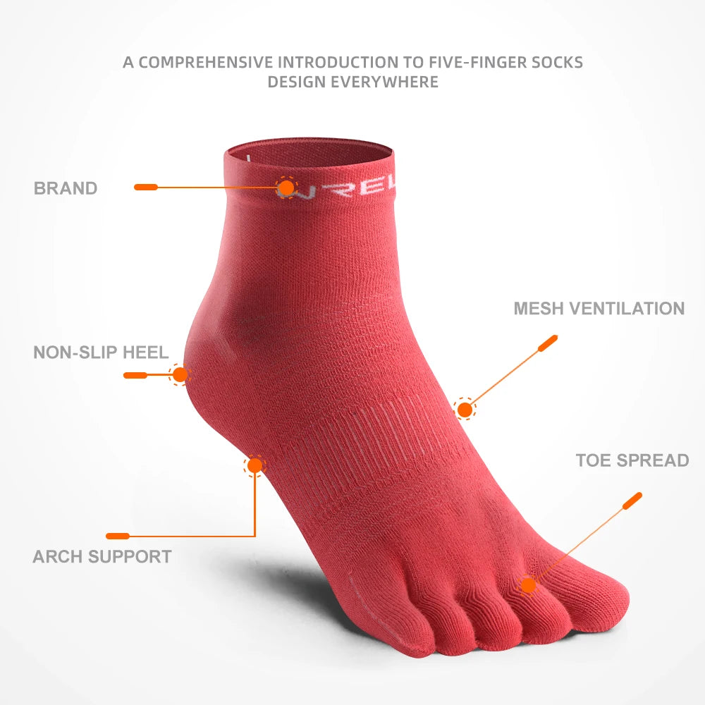 Chaussettes 5 Doigts Sport | Confort, Stabilité & Respiration Optimale