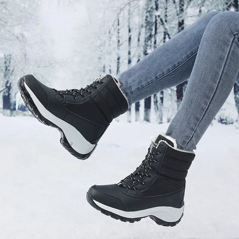 Bottes d'Hiver Ergonomiques｜Imperméables, Doublées & Antidérapantes｜Orthomede