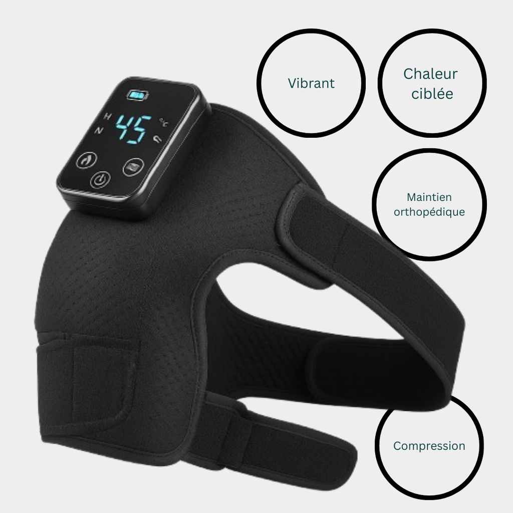 Sangle d’Épaule Ajustable | Chauffante et Compressante | Orthomede